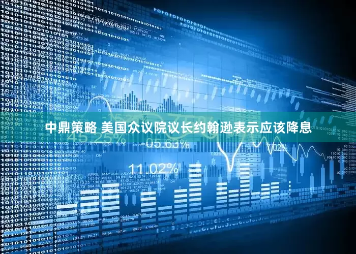 中鼎策略 美国众议院议长约翰逊表示应该降息