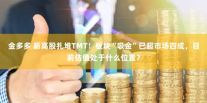 金多多 新高股扎堆TMT！板块“吸金”已超市场四成，目前估值处于什么位置？